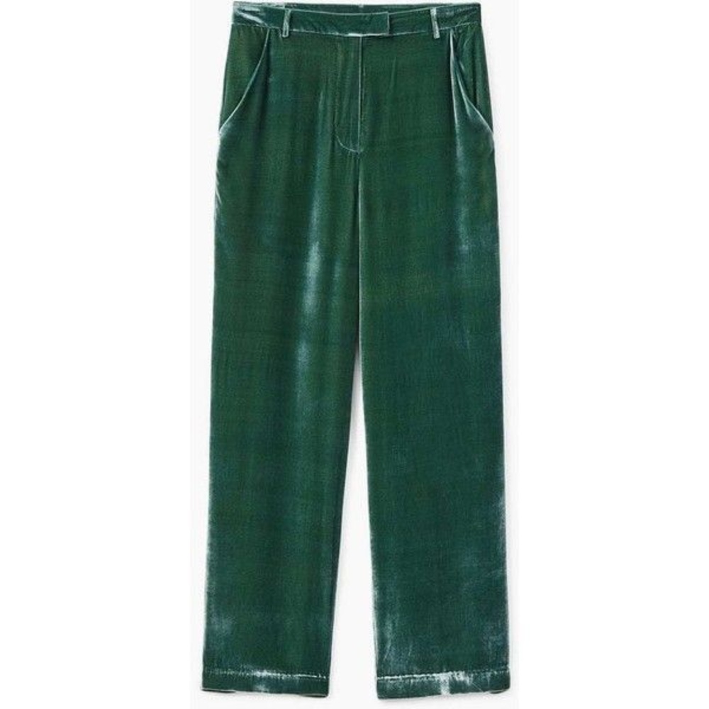 NWT Green Velvet Trousers from Mango